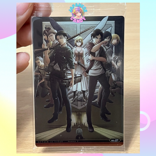Attack on Titan The Final Season Wafers 2 (CARDS ONLY)
