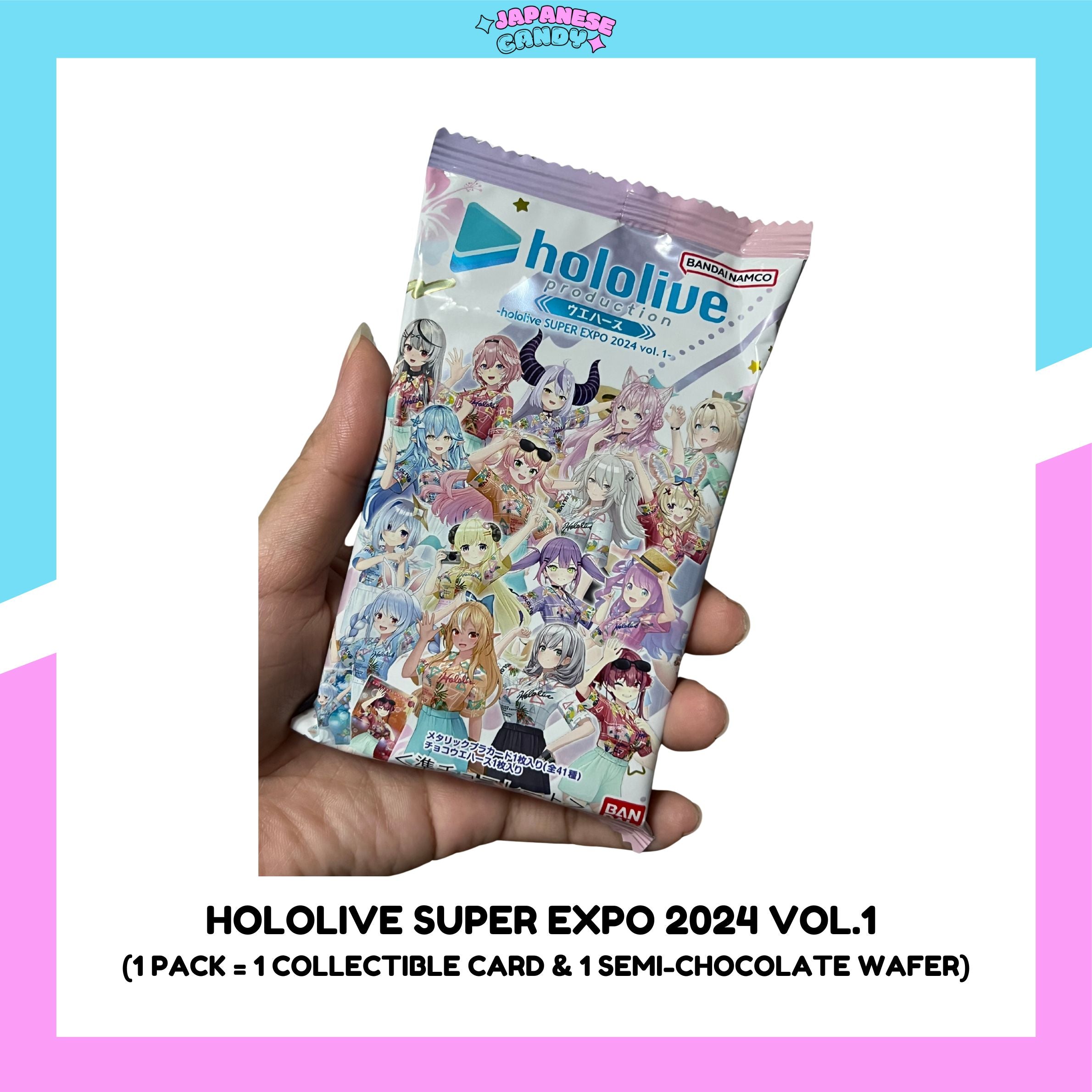 BANDAI Hololive Super Expo 2024 Vol.1 Wafers Cards